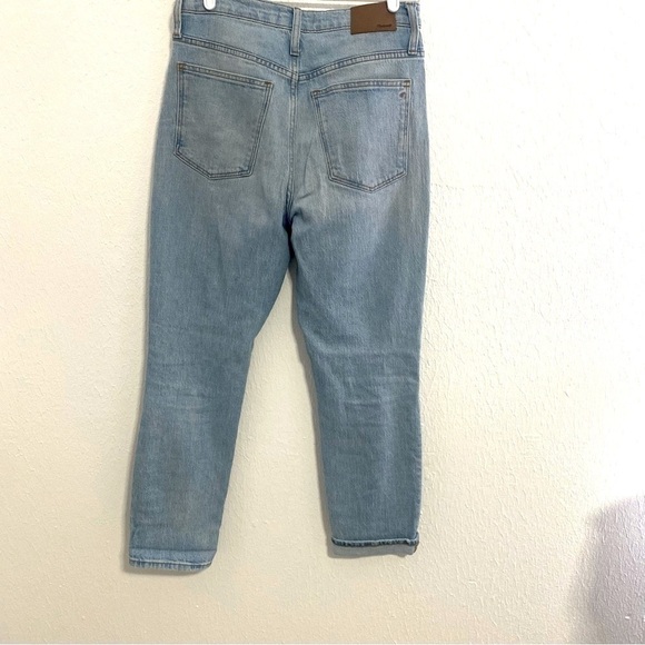 Madewell Jeans Size 26 The High Rise Slim Crop Boyjean Dumas Wash Ripped Edition - Picture 8 of 16